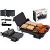 Kontaktný, raclette elektrický gril Lund 67455 čierny 2000 W