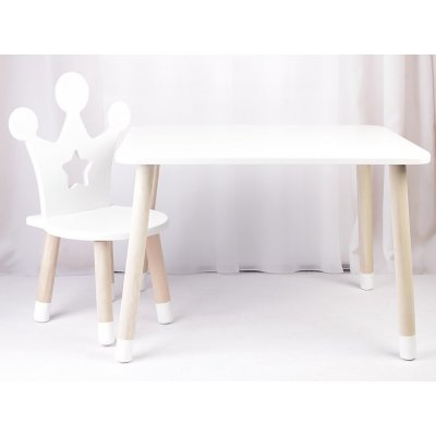 ELIS DESIGN Detský stôl a stoličky Korunka Variant: stôl + 1 stolička