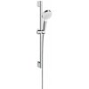 Hansgrohe Crometta sprchový set 1jet EcoSmart 9 l/min s tyčou 0,65m biela/chróm 26535400