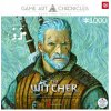 CEN Dobrá korisť Hra Art Chronicles Puzzle: Zaklínač Geralt a Vincent van Gogh (1000 prvkov)