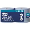 Priemyselné utierky v rolke 2-vrstv. TORK Heavy Duty modré W1/W2, návin 170 m (2 ks)