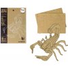 LEAN Toys Drevené 3D puzzle Scorpion 35ks