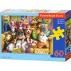 CASTORLAND Puzzle Hraví maznáčikovia 60 dielikov