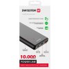Powerbank Swissten power line 10000 mah 20w power delivery čierna