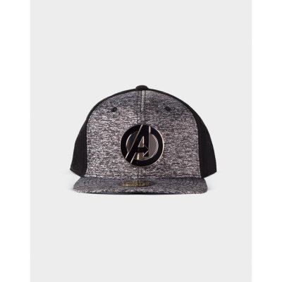 Marvel - Metal Avengers Logo Snapback Barva: Grey
