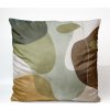 Takoy Zamatová obliečka na vankúš 45x45 hnedý abstrakt 2-HT-00287 | 45 x 45 cm