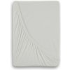 Kvalitex Luxusné bavlna jersey prestieradlo s lycrou biela 220x200