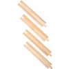 Brio Dlhé koľajnice rovné 216 mm 4 ks