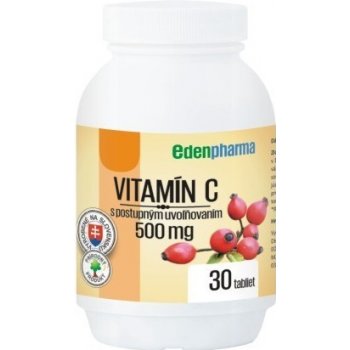 EdenPharma Vitamín C 100 mg príchuť jahoda 40 tabliet