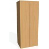 Hobis Šatníková skriňa Strong, zámok, 80x192x60 cm, buk/buk