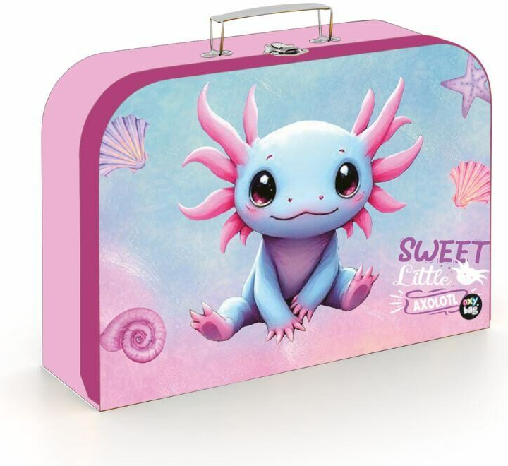 Oxybag Kufrík lamino 34 cm Axolotl