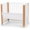 Kinderkraft Drevená postieľka Koya 60 x 120 cm biela