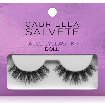 Gabriella Salvete False Eyelash Kit Doll umelé mihalnice s lepidlom 1 ks