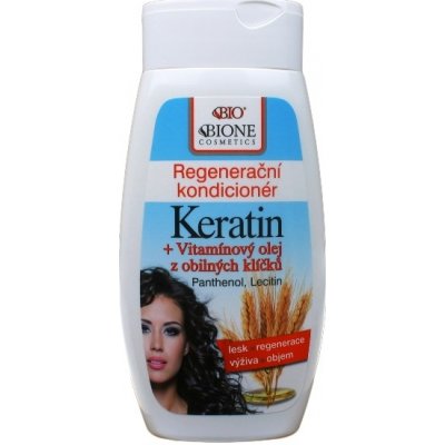 Bione Cosmetics - Regeneračný kondicionér Keratin + Olej z obilných klíčkov 260ml