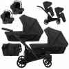 Kočík pre dvojičky Kunert Ivento DUO 2025 Eco Black Pearl