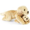 pes labrador s mláďaťom ležiaci 25 cm
