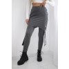 Pants/suit with graphite selfie lettering šedá One size Kesi 5907302231277