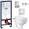 GROHE Solido - set modul Rapid SL, misa WC Bau Ceramic Rimless, bidetové sedátko Slim SoftClose, tlačítko Even chróm 39930000G3