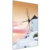 Vertikálny foto obraz sklenený Santorini Grécko 50x100 cm