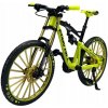 HORSKÝ BICYKEL DOWNHILL ŽLTÝ MOUNTAIN BIKE 1:10 METALOVÝ 18 cm NOVÝ MODEL