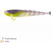 Zeck Gumová nástraha Zander Quappie 8cm - Purple Chartreuse