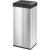 Hailo Bix-Box Swing XL 8602110 odpadkový kôš, 52 l, nerezová ocel, (d x š x v) 340 x 339 x 763 mm, strieborná, čierna, so samozatváracím vekom, 1 ks; 8602110