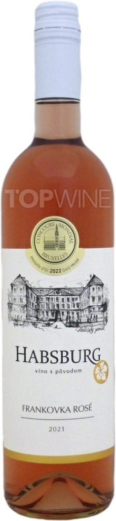 HABSBURG Frankovka rosé akostné víno polosladké 2021 0,75 l od 13,52 € -  Heureka.sk