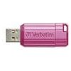 Verbatim USB flash disk, USB 2.0, 128GB, Store,N,Go PinStripe, ružový, 49460, pre archiváciu dát