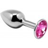 Alive Mini Metal Butt Plug Anal Pleasure Pink L