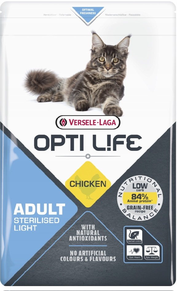 Versele-Laga Opti Life Cat Sterilised Light 2,5 kg