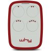 Univerzálny diaľkový ovládač pevné/plávajúce kódy 433/868Mhz , WHY EVO 2 RED