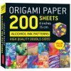 Origami Paper 200 Sheets Alcohol Ink Patterns 6 (15 CM) (Tuttle Studio)(List)