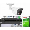 Sada na monitorovanie TurboHD, 1 vonkajšia kamera Hybrid Light 2Mpx, 4-kanálový rekordér - HiLook by Hikvision
