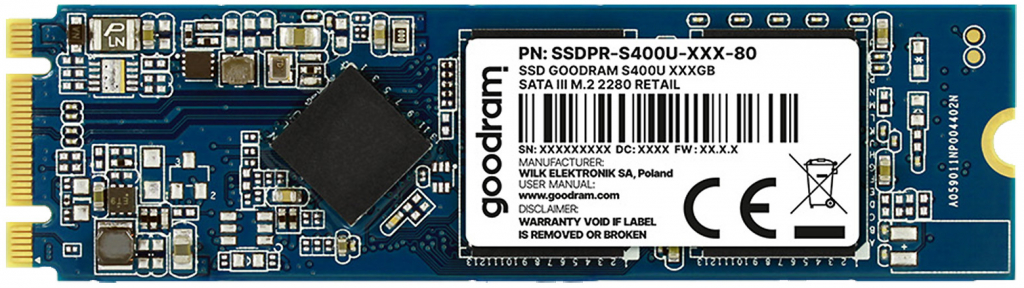 Goodram 120GB, SATAIII SSDPR-S400U-120-80