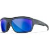 slnečné okuliare WILEY X OZONE Captivate Polarized - Blue Mirror - Grey/Matte Grey