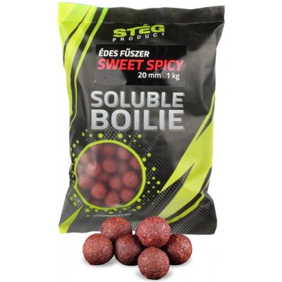Stég Product Soluble boilies 1kg 20mm Sweet Spicy