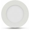 Mini LED panel okrúhly PRO 12W, 3000K, 1000lm, VT-612 (V-TAC)