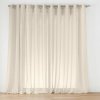Záclona v prírodnej farbe 400x240 cm Carlin – douceur d'intérieur