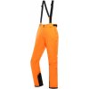 Alpine Pro Sango 9 Pánske lyžiarske nohavice MPAU532 neón pomaranč XXXL