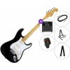 SX SST57+ SET 2 Black Elektrická gitara