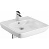 Geberit Selnova Compact umývadlo 55x55 cm štvorec klasické umývadlo pre zdravotne postihnutých biela 501.461.00.7
