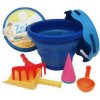 COMPACTOYS Skladacia sada na piesok 7v1 modrá