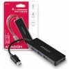Axagon HUE-G1C, 4x USB 3.2 Gen 1 SLIM hub, kabel Type-C HUE-G1C