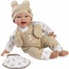 Guca 845 OLIVER - realistická bábika bábätko s mäkkým látkovým telom - 42 cm