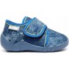 Ren But detské papuče na suchý zips modré, veľkosť 23