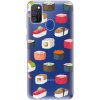 Odolné silikónové puzdro iSaprio - Sushi Pattern - Samsung Galaxy M21