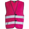 Korntex KW02 Reflexná vesta detská magenta S 76KW02e1201
