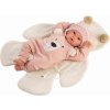 Llorens 63644 NEW BORN - realistická bábika bábätko so zvukmi a mäkkým látkovým telom - 36 MA4-63644