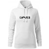 Camper nápis - Mikina dámská Cape s kapucí - XL ( Biela )