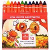 Voskovky Koh-i-Noor – hrubé trojhranné, 12 ks